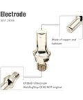 Electrode component from Lincoln Plasma Torch Consumables Kit 16 Pcs For Tomahawk 375 LC25 KP2842 1 To KP2842 5