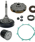 Wet Clutch Pad Shoe And Drum Housing Replacement Kit With One Way Gasket For YFM350 ATV UTV 2003 2014 components layout