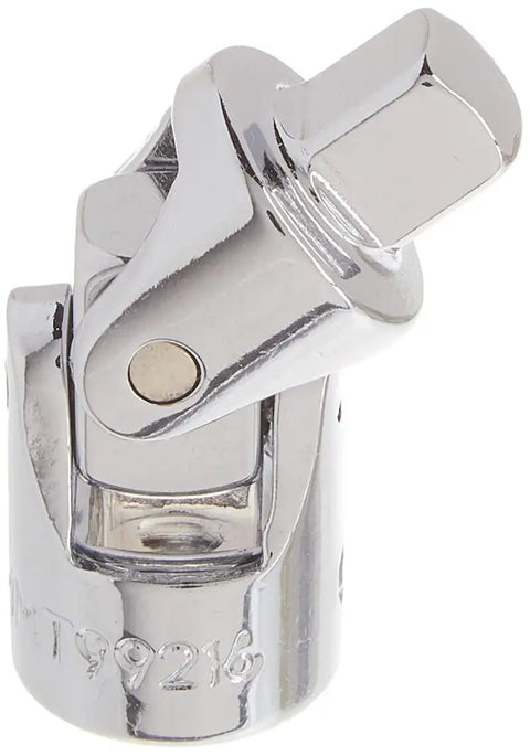 Universal Joint Socket For One Quarter Inch Drive, Chrome Plated, Corrosion Resistant, Easy Access In Tight Spots, Large Size Markings