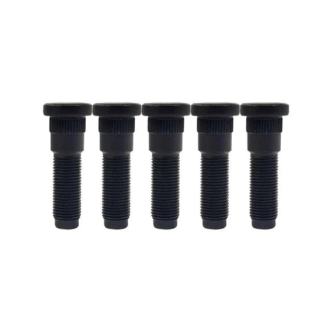 Beefy Five Pack 1/2-20 Front Wheel Studs Lug Bolts, 10.9 Grade Steel, Fits Jeep Wrangler JK Liberty and Dodge Nitro 2007-2018