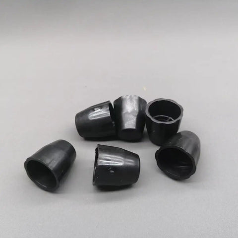 8 Pack Fifteen Millimeter Bike Hub Axle Dust Covers Replacement End Caps For Bicycle Wheel Nuts Black Plastic Covers
