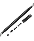 Round Gear Shift Linkage Replacement For Touring Electra Glide And Road King Motorcycles 1980-2020 Black Finish Durable Steel Build Smooth And Precise Shifting Upgrade For Ride-Ready Easy Shifts. black linkage rod with mounting hardware