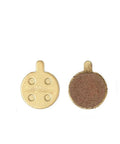 Full Metal Brake Pads Replacement Disc For F30 F40 F20 F30E F40D Electric Skateboard Scooter Durable Metal Friction Parts shown front and back
