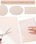Heavy Duty Pure Copper Mesh Sheet 9.8 By 9.8 Inch 200 Mesh shown being cut and shaped for crafts and DIY projects
