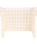 Wall Mounted Pegboard Kit With Adhesive Pads For Kitchen Organization And Decoration, white panel close-up view