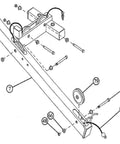 Illustration of Heavy Duty 73 Inch Cable Assembly Replacement Part for Home Gym Systems showing components and parts layout.