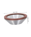 Diamond Cup Grinding Wheel Perfect For Metal And Stone Sharpening Tasks, 10cm diameter, durable silver finish for angle grinders.
