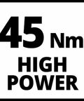 45 Nm high power indicator for Rock Solid 18V Cordless Drill Driver With Kickass 45 Nm Torque And Smooth Two Speed Gearing.