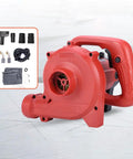 Heavy Duty 1480W Industrial Dust Collector Vacuum Blower With Suction Type Design For Slotting Milling And Grinding Machines Electric Air Cleaner 110V 60Hz Powerful Wet Dry Vacuum Cleaner For Workshop Use with red blower and accessories.