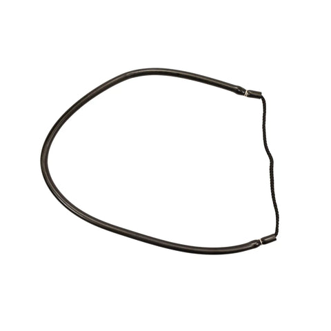 Heavy Duty Hawaiian Sling Speargun Pole With Black Rubber Sling And Fresh Tubing showing sleek black rubber material
