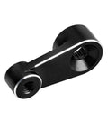 Aluminum Servo Horn Arm Upgrade For One Eighteen Scale Traxxas TRX4M TRX4MT RC Crawler Stock Servo Replacement Black Anodized Finish
