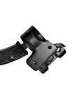 Premium Front Lower Control Arm Kit With Ball Joint For Honda CR V 2007 2011 All Models 2 Piece Replacement Set Fits Driver Side And Passenger Side Beefed Up Heavy Duty Upgrade black steel arm with ball joint close-up