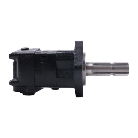 Hydraulic Orbital Motor OMS80-151F0560 151F-0560 Replacement PTO Shaft for Industrial Hydraulics Side Port G1/2 Drain G1/4 Beefy PTO Style Motor for Heavy Machinery and Equipment