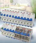 1A Miniature Circuit Breaker For Low Voltage Systems, 230 to 400V, 1 Pole Din Rail Mount DZ47-63 C1, 4000A Breaking Capacity