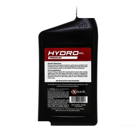 2 Pack Hydraulic Oil 1 Quart Each For OEM 1099828 Systems bottle with label details