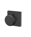 Bowery Matte Black Dummy Door Handle, One Sided Non Turning Door Knob For Decorative Use, Surface Mounted Door Pull