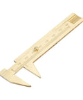 0 to 80mm Vernier Caliper For Jewelry Making Precision Sliding Gauge Dual Scale Inside And Outside Measurement Brass Ruler Non Magnetic