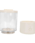 Portable Mini Washing Machine 1.6L Rechargeable Cordless Foldable Design clear tank and base for easy use and storage.