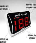 Golf Swing Speed Radar Monitor No Contact Measure Club Head Speed With Rypstick Driver Or Iron Without Hitting A Ball No Ball Needed And Get Pro Level Readings digital display.
