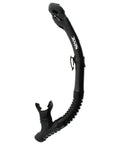Reverse Dry Snorkel With Dry Top, Purge Valve And Rotating Silicone Mouthpiece For Scuba Diving, No Water In By Design, Leak Free
