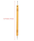 Steel Head Watch Spring Bar Screwdriver With Aluminum Handle for Quick Watch Repairs Pro Grade Pin Remover, side view, 12.7cm length.