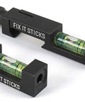 Bubble Level Set For Scope Mounting Quick And Easy Precision Leveling Kit for Riflescopes, machined aluminum construction