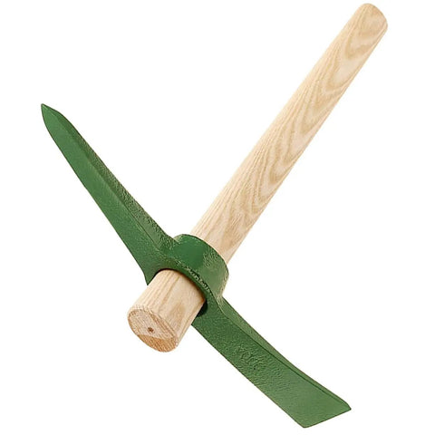 Steel Garden Hoe Handle Multifunctional Pickaxe For Gardening Digging And Root Removal Workhorse Tool With Sturdy Wood Handle