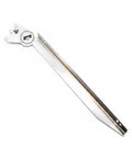 Adjustable Shelf Bracket, Beefy Stainless Steel Support for Glass and Wood Shelves, slotted for easy vertical height adjustment