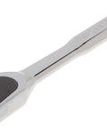 Half Inch Drive 72-Tooth Pear Head Ratchet Wrench With Chrome Finish, Minimal Arc Swing, Large Size Markings For Quick Identification