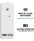 Remote WiFi Temperature And Humidity Sensor With Data Logger No Subscriptions 24 Seven Monitoring And Alerts Via App