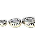 Badass Heavy Duty Spherical Thrust Roller Bearing Model 29415M And 29415E in three sizes, precision engineered alloy steel design.