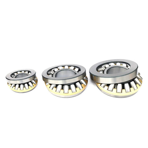 Heavy Duty Spherical Thrust Roller Bearing 29415M 29415E, three sizes shown, designed for industrial machinery with axial load power.
