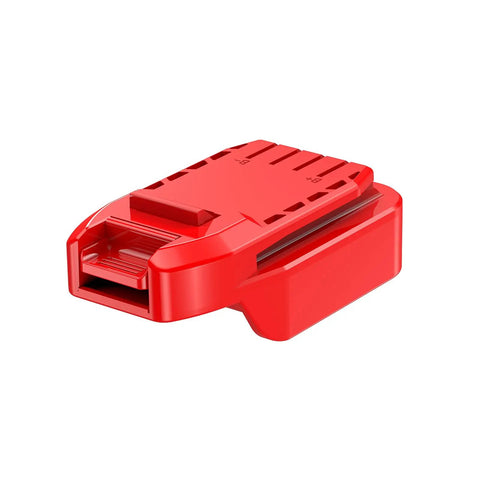 Red V20 To DeWalt 20V Max Battery Adapter For Cordless Tools, compatible with DeWalt 20V Max XR lithium batteries.