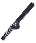 Right Handed Golf Swing Training Grip Trainer For Proper Hand And Finger Placement, durable rubber black training aid.