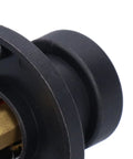 Close-up of MIG Welding Panel Socket With Flange Base Adapter Made From Brass Torch Conversion Kit For CO2 And Binzel Guns Replacement Part