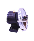 Expansion Shaft Magnetic Powder Brake For Precision Machinery, 35 Flange Shaft Chuck, steel construction, side view