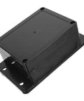Durable Waterproof Outdoor Electrical Box Plastic Enclosure With Fixed Ear 115x90x55mm Black, weatherproof switch junction box