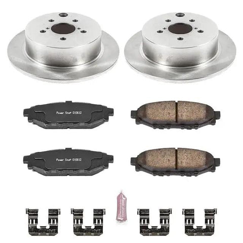 Plug And Play Rear Brake Kit With Ceramic Pads And Rotors For Subaru Crosstrek 2016 2022 Forester 2014 2018 Impreza 2012 2023 And XV