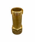 Heavy Duty Brass Swivel Extender Fitting For Three Quarter Inch Hose Connections 2.63 Inch Length Lead Free Corrosion Resistant Prevents Hose Kinks Flexible Reach In Tight Spaces Easy Install Durable Brass Connector, brass hose fitting