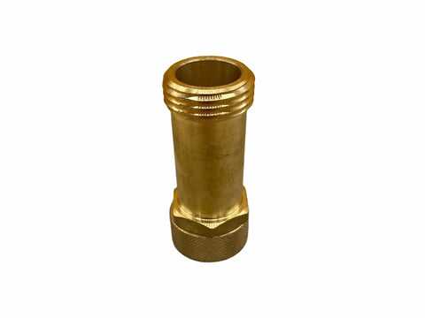 Heavy Duty Brass Swivel Extender Fitting For Three Quarter Inch Hose Connections 2.63 Inch Length Lead Free Corrosion Resistant Prevents Hose Kinks Flexible Reach In Tight Spaces Easy Install Durable Brass Connector, brass hose fitting