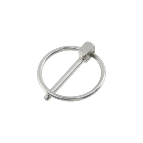 4 Pack Beefy Stainless Steel Locking Lynch Pins With Rings 1/8 To 1-3/8 Inch Heavy Duty Trailer Hitch Pins for Boat, Trailer, Trolley, Trucks, Mower