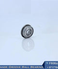Premium F606ZZ Deep Groove Ball Bearings With ABEC 5 Precision And Sealed Ends For Industrial Machinery, 6x17x6mm chrome steel.