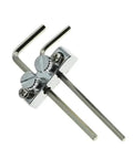 Headstock Mounting Hex Wrench For Guitar Making And Repair Chrome Finish, Pro Grade Tools Kit with easy grip shown in detail