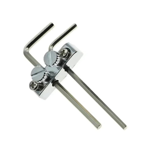 Headstock Mounting Hex Wrench For Guitar Making And Repair Chrome Finish, Pro Grade Tools Kit with easy grip shown in detail