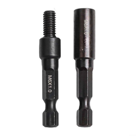 Built Tough Heavy Duty M6 M8 M10 Hanger Bolt And Threaded Insert Driver Set shown in chrome molybdenum steel.