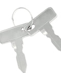 Two Pack Golf Cart Ignition Keys Replacement Start Switches Easy To Use Durable Metal Keys With Keychain For 1012505 Starter