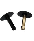 Ultra Slick Carbon Fiber Stop Disc For Folding Bike With Premium Titanium Hardware Seat Post Bracket and Kickstand Mount Plate dual color options with black and gold finish
