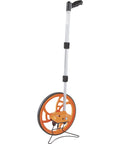 Contractor Grade Measuring Wheel For The Job Site With 3 Foot Circumference, Easy Read 5 Digit Counter, Orange Wheel, Pistol Grip