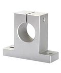 No-Fuss Universal Linear Rod Rail Shaft Support Bearing Frame for 8-60 Shafts, aluminum frame with easy clamp mount