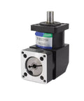 90 Degree Planetary Reducer Gearbox For Nema 23 Stepper And Servo Motors With Ratios 3 4 6 10 PXW57 Compatible High Torque